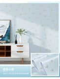 Popxstar Wallpaper Self-adhesive Moisture-proof Pastoral Flower Living Room Bedroom Waterproof Erasable Wall Sticker Home Decoration
