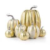 Popxstar Thanksgiving Artificial Pumpkins Sets Assorted Big and Small Pumpkins Fake Pumpkins Farmhouse Fall Harvest Table Halloween Decor