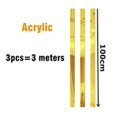 Popxstar  Plate Strip Black Titanium Decorative Strip Gold Background Wall Ceiling Ceiling Wrap Edge Strip Titanium Alloy Self-adhesive