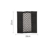 Popxstar  Elastic Storage Net Pocket Home Kitchen Cabinet Door Adhesive Sundries Bags Trunk Pocket with Nylon Fastener Tape Car Organizer