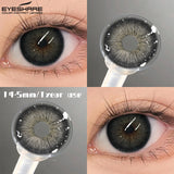 Colored Contacts Lenses Gray Brown Lens Naturally Blue Eye Makeup Lens Cosmetics Contact Yearly Green Beautiful Pupils