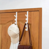 Popxstar 1pcs Bedroom Door Hanger Clothes Hanging Rack Over The Door Plastic Home Storage Organization Hooks, Purse Holder For Bags Rails