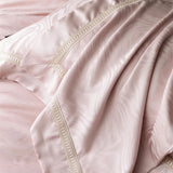 Popxstar  1000TC Egyptian Cotton Soft Silky Jacquard Embroidery Luxury Bedding Set Duvet Cover Flat/Fitted Bed Sheet Pillowcases 4Pcs