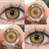 2Pcs Greeen Lenses Natural Colored Contact Lenses for Eye High Quality Blue Eyes Contacts Lens Yearly Beautiful Pupil