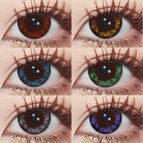 Graded 1pair Color Contact Lenses Diamond Series Softlens 14.4mm