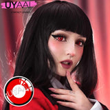 Cosplay Contact lenses Cosmetics Colored Pupils Halloween Cosplay Makeup Black Contact Lenses White Lenses Big Eyes 14.5mm