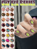 Autumn Winter Blue Black Red Glass Bead Crystal Cat Eye Gel Nail Polish New Whitening High Density Sparkling Nail