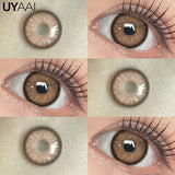 Popxstar New Green Colored Pupils for Eyes Big Eyes Color Contact Lenses Brown Lenses Gray Colored Lenses Free Delivery Lens