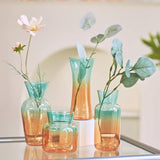 Popxstar Mini Glass Table Vase Creative Flower Vase Decorative Glass Bottles Wedding Centerpieces Home Decor Vase Decoration Home