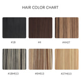 Popxstar Synthetic Clip In Hair Extensions 6PCS Hair Extensions 24 Inch Long Straight 16 Clip On Hairpieces For Women Girls