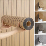40cm 3D Grille Self-adhesive Wallpaper TV Background Wall Decoration Wallboard Waterproof Thicken Wall Sticker Home Decor