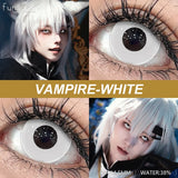 Popxstar  Cosplay VAMPIRE Contact Lenses for Halloween Eyes Lens Strange Colored Contacts Lens Blind Black Mesh White Cosplay Len