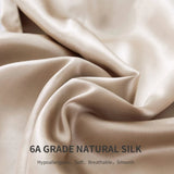 Popxstar 100% Natural Mulberry Silk Pillowcase Decorative Luxury 6A Golden Throw Pillow Cover 25 Momme Solid Pure Silky Bed Cushion Cases