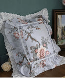 1 Piece Decorative Pillowcases Ruffle Design Pillow Cover Rustic Lace Pillowcase Bed Princess Throw Pillow Case
