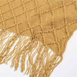Popxstar  Summer Blanket for Bed Sofa Knitted Blanket With Tassel Nap Blankets Air Conditioning Blanket Soft Throw Blanket Bed Sheet Cover