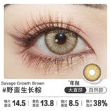 Popxstar  -1 pair Medusa Brown Grey Contact Lenses for Eyes Fashion Blue Green Eye Lenses Beauty Starry Series Color Pupils Myopia