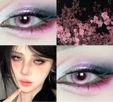 Popxstar Korea Color Contact Lens 2Pcs Hot Sale Myopia Lenses Degree Natural Fashion Contact Lenses Green Pink Soft Lens Yearly