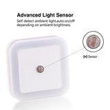 Popxstar Wireless LED Night Light Sensor Lighting Mini EU/US Plug Night Lights For Children Room Bedroom Living Room Decoration Lighting
