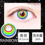 Popxstar  -2pcs/pair Anime Cosplay Lenses Comestic Color Contact Lenses for Eyes Anime Accessories with Free Small Cases(Dia:14.5mm