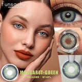 Popxstar  2pcs Natural Color Contact Lenses for Eyes Green Eye Lens Blue Eye Contacts Fashion Beauty Makeup Women Man Soft Lenses