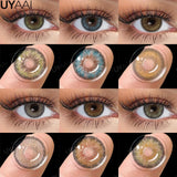 Popxstar  Cleopatra Series NEW Colored Pupils Makeup Green Contact Lenses Beauty Women Colored Pupils Cosmetic Brown Natural Pupils
