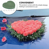 Popxstar Floral Foams Heart Shape Flower Arrangement Foams Mud Base Foam Blocks With Suction Cup Florist DIY Wedding Flower Holder Brick