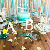 Popxstar  100Pcs/lot Teddy Bear Paper Confetti for Baby Shower Girl Boy Kids Bear Theme Birthday Party Decoration Supplies Table Scatter