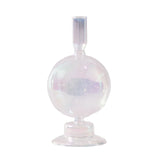 Popxstar 1pc Glass Vases Nordic Candlestick Wedding Decoration Christmas Decoration Candle Stick Holder Home Decor Flower Vase