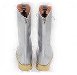 Popxstar Zoey Cosplay Shoes Silvery Boots Game KPop Role Play Performance Props For Women Girls