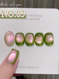 Autumn Winter Blue Black Red Glass Bead Crystal Cat Eye Gel Nail Polish New Whitening High Density Sparkling Nail