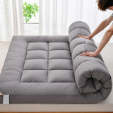Popxstar Thicken Fluffy Mattress Toppers Queen Four Seasons Soft Mattress Pad King Size Living Room Mat Car Sleeping Mats Field Camp Mat