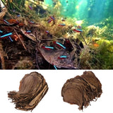 Popxstar 50pcs Natural Catappa Leaves Almond Leaf Fish Cleaning  Aquarium