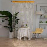 Popxstar  1pcs New Romantic Heart-shaped Pearl Curtains, Plastic Door Curtains, Crystal Partitions, Entrance Hall and Toilet Curtains