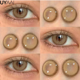 Eye Color Lens Beauty Black Lenses Natural Gray Colored Contact Lenses Big Eye Fashion Eyes Lenses Makeup Green Lens