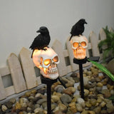 Popxstar Halloween Outdoor Light Skeleton Ghost Horror Grimace Party Decor for Courtyard Home Holiday Lighting Garden Decoration