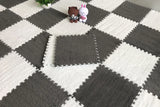Popxstar Soft Plush Children's Mat Baby Play Mat Baby Toys Eva Foam Puzzle Carpet In Children's Room Keep Warm Playmat 30*30*1CM