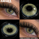 Popxstar  Fashion Colored Contact Lenses Natural Brown Eye Lens Gray Contact Eye Lenses Blue Lenses Contacts for Dark Eyes