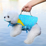 Dogs Swimsuit Summer Pet Clothes Water Play Dog Life Jacket for Small Medium Dogs Teddy Pet Life Vest