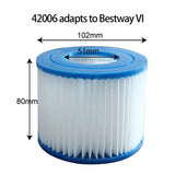 Popxstar Swimming Pool Filter Replacement Filter Cartridge for Spa Dirt Remover Spare Strainer Element Pool Accessories