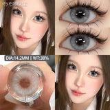 High Quality Gray Brown Beauty Lenses 1Pair NEW Colored Contact Lenses for Eyes Blue Beautiful Pupils Green Eye Contact