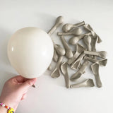 Popxstar  5/10/12/18inch Retro White Sand Balloon Pink Coffee Sage Green Ballon Birthday Party Decoration Baby Shower Globos Wedding Decor
