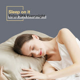 Popxstar Natural Mulberry Silk Pillowcase Decorative Luxury 6A Bed Decorative Cushion Cover Solid Envelope Style Luxury Pure Pillow Case