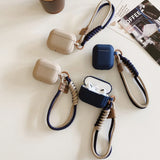 Popxstar  Cute Soft Headset Case For AirPods 2 3nd Generation Earphone Accessories For AirPods Pro 2 With Anti-lost Lanyard Silicone Funda