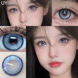 Color Contact Lens 1 Pair Korean Lenses Natual look Color Contact Lenses for Eyes Cosplay Lenses Big Eye Make-up Pink Lens