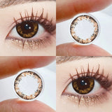 Popxstar 2pcs Cosplay Myopia Color Contact Lenses Anime Diamond Pupil 6months Halloween Cute Eye Circle Lens 14.2mm