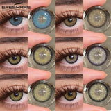 Natural Brown Eyes Contacts Color Contact Lenses Gray Lenses Cosmetic Green Eyes Lenses Yearly Blue Makeup Contact Lens
