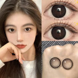 Popxstar  Natural Fashion Color Contact Lenses Men Prescription Myopia Lenses and Eye Contact Color Cosmetics 1pair/2pcs Free Shipping