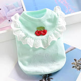Puppy Summer Clothes Dog Fancy Vest for Small Breeds Dogs Pet Clothing Pomeranian Chihuahua Ropa Perro Costume Roupa Vestido