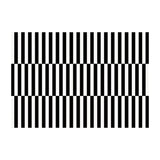 Popxstar Simple Black Stripe Living Room Decoration Carpet Ins Nordic Bedroom Bedside Plush Non-slip Mat Luxury Study Cloakroom Soft Rug