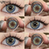 NEW Color Contact Beauty Blue Colorcon Natual Black Lens Big Eyes Cosmetic Red Lenses Colorcon Beauty Brown Soft Pupils